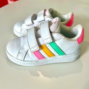 Adidas Rainbow Velcro Sneakers!